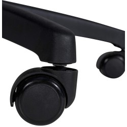 Ergonominen toimistotuoli säädettävällä ristiselän tuella ja käsinojilla