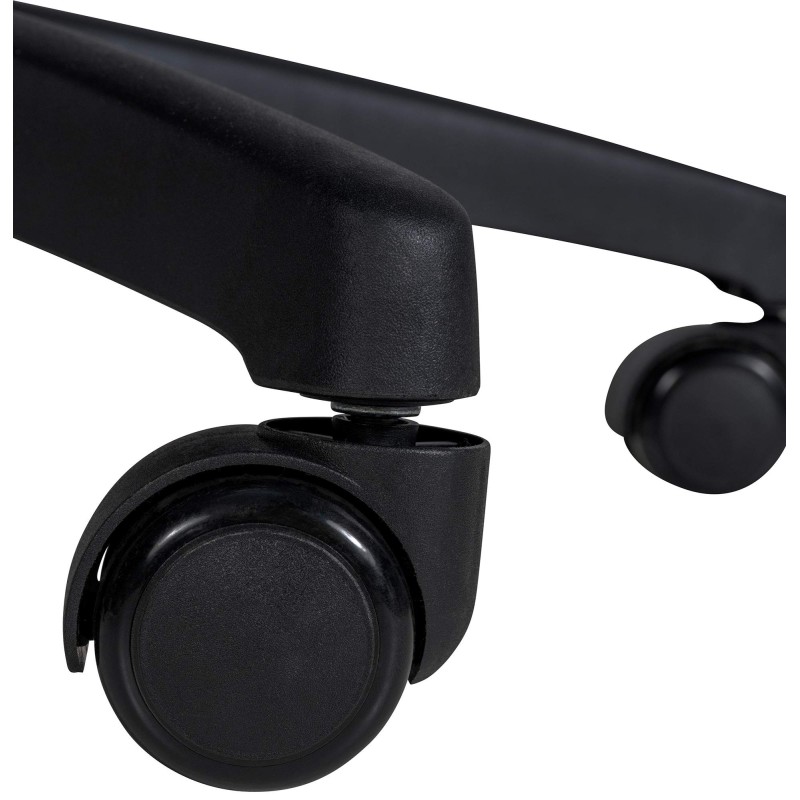 Ergonominen toimistotuoli säädettävällä ristiselän tuella ja käsinojilla