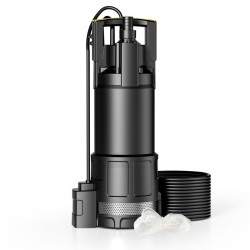 Uppopumppu 1200 W 6000 l h nostokorkeus 40 m syvyys 7 m kuivakäyntisuoja ja kellukiskytkin