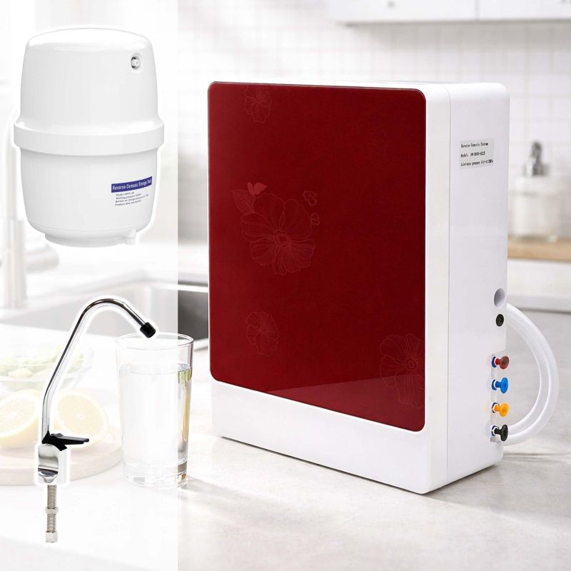 Naturewater NW-RO50-BX23 5-vaiheinen käänösmoosijärjestelmä 190 l/vrk paineenkohotuspumpulla