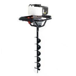 Bensiinikäyttöinen maaporakone 52 ccm 1 4 kW 1 9 PS 100 mm poranterä