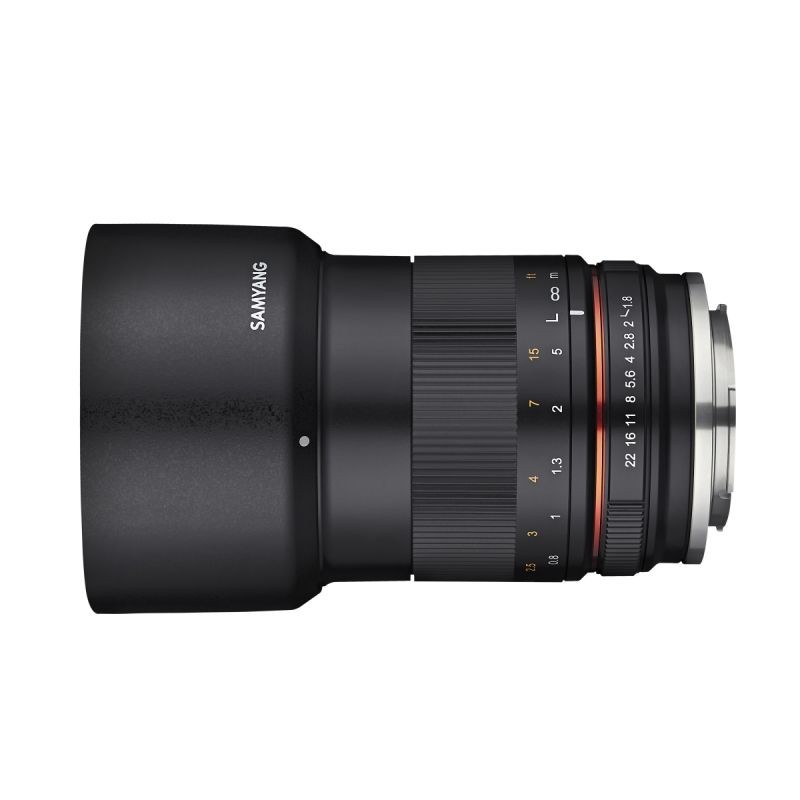 Samyang MF 85 mm f/1.8 ED UMC CS muotokuvaobjektiivi Sony E APS-C