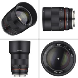 Samyang MF 85 mm f/1.8 ED UMC CS muotokuvaobjektiivi Sony E APS-C