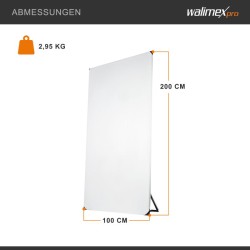 Walimex pro 5-in-1-heijastinpaneeli 100 x 200 cm, musta, valkoinen, kulta, hopea, diffuusori