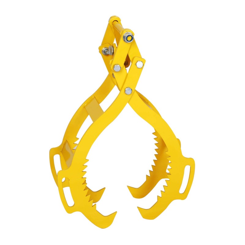 Tukkipihti 1500 kg, max. tukinhalkaisija 720 mm, 4 tartuntapiikkiä, keltainen