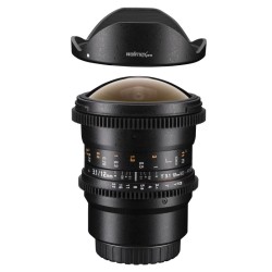 Walimex Pro 12 mm f/3,1 VDSLR kalansilmäobjektiivi Nikon F, musta