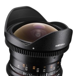 Walimex Pro 12 mm f/3,1 VDSLR kalansilmäobjektiivi Nikon F, musta