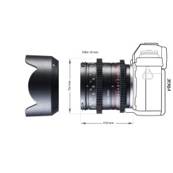 Walimex Pro 21138 21 mm f/1.5 laajakulmaobjektiivi Sony E-kennoille