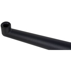 Nelikulmainen musta metallinen jalkaristikko toimistotuoleihin