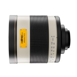 Walimex pro 800 mm f/8,0 DX peiliobjektiivi Fuji X -kiinnityksellä, manuaalitarkennus