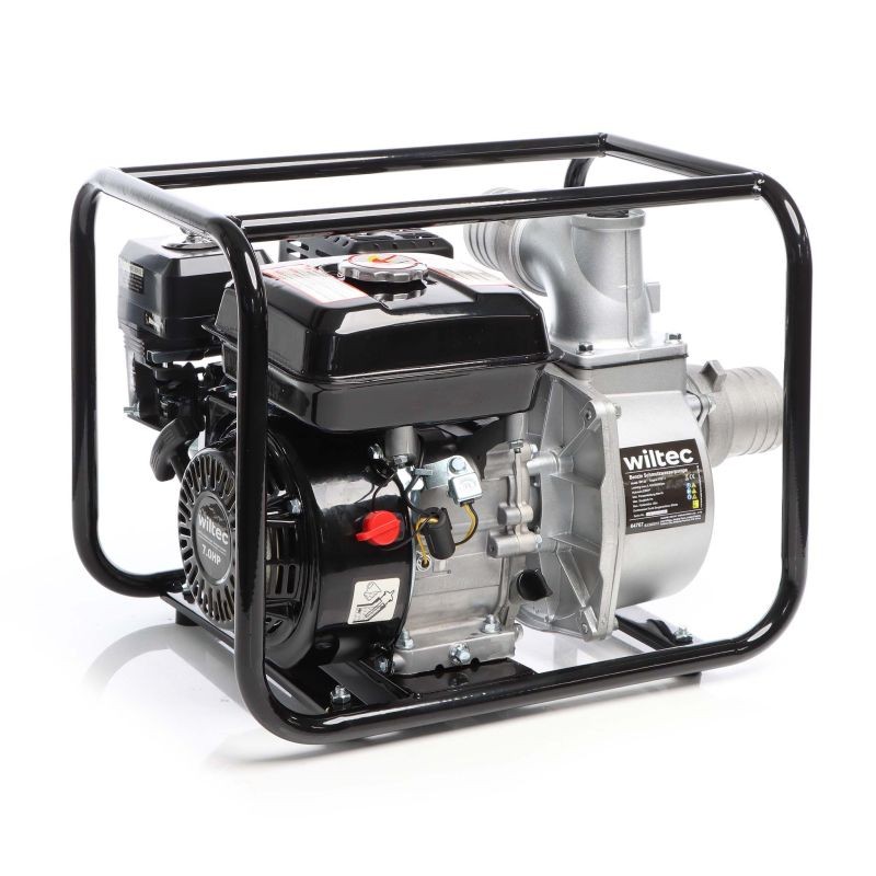 Bensiinikäyttöinen likavesipumppu 4 kW 48 000 l/h, 28 m nostokorkeus, 80 mm liitäntä, 4-tahtinen moottori