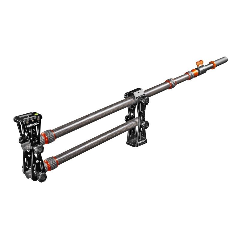 Walimex pro Carbon Camera Jib Traveller 7.2 kameranosturi, 70-200 cm, hiilikuitu, musta
