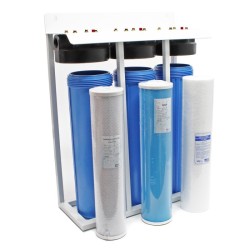 Naturewater NW-BRL03-LS3 3-vaiheinen vedenpuhdistusjärjestelmä, 508 mm, Ø 113 mm, 5 µm, PP, 32,89 mm