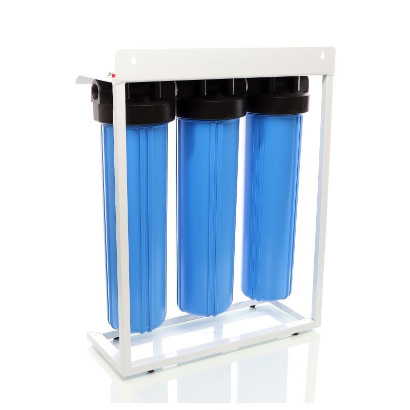 Naturewater NW-BRL03-LS3 3-vaiheinen vedenpuhdistusjärjestelmä, 508 mm, Ø 113 mm, 5 µm, PP, 32,89 mm