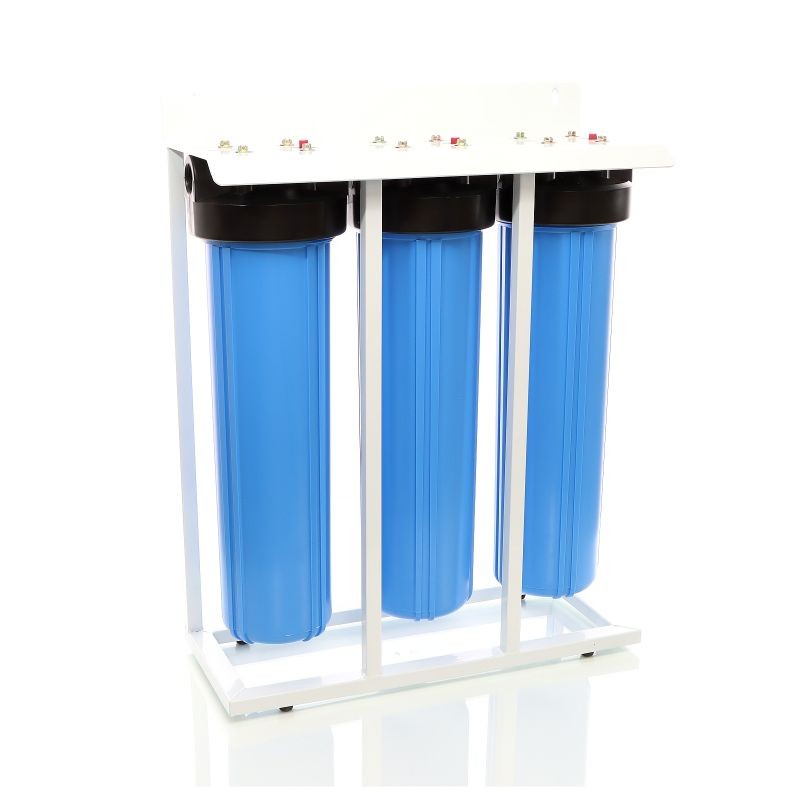 Naturewater NW-BRL03-LS3 3-vaiheinen vedenpuhdistusjärjestelmä, 508 mm, Ø 113 mm, 5 µm, PP, 32,89 mm