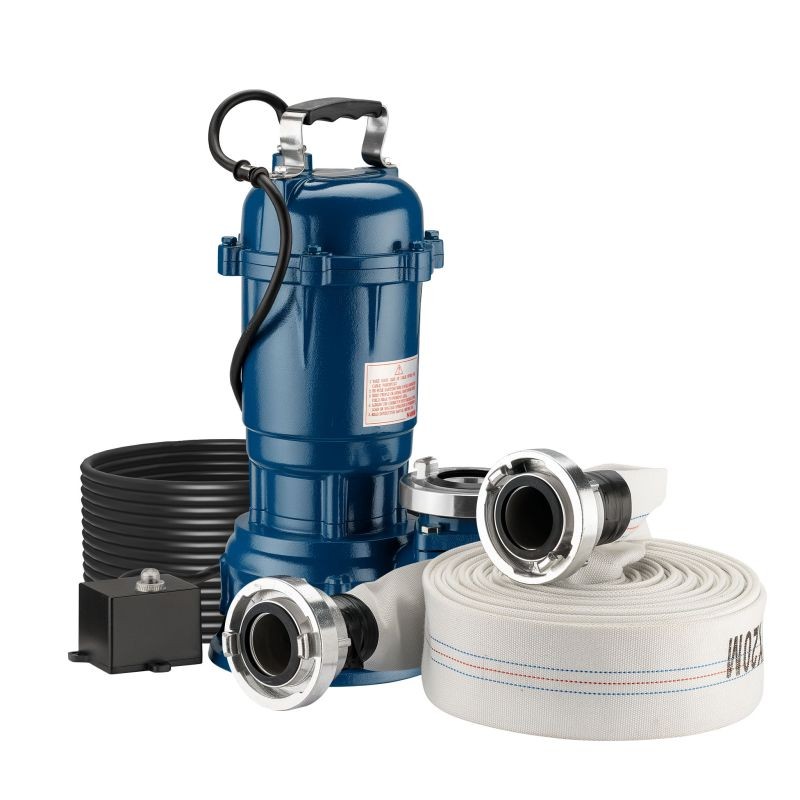Likaisen veden uppopumppu 550 W, 16 200 l/h, valurauta, 20 m letku