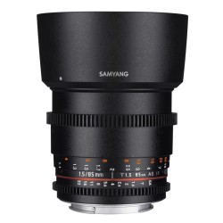 Samyang 85mm f 1 5 Video DSLR II objektiivi Sony E manuaalinen tarkennus musta 7817