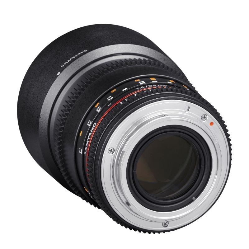 Samyang 85mm f/1.5 Video DSLR II objektiivi Sony E, manuaalinen tarkennus, musta 7817