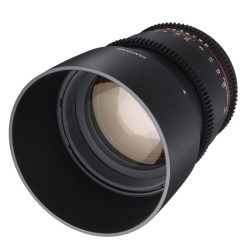 Samyang 85mm f/1.5 Video DSLR II objektiivi Sony E, manuaalinen tarkennus, musta 7817