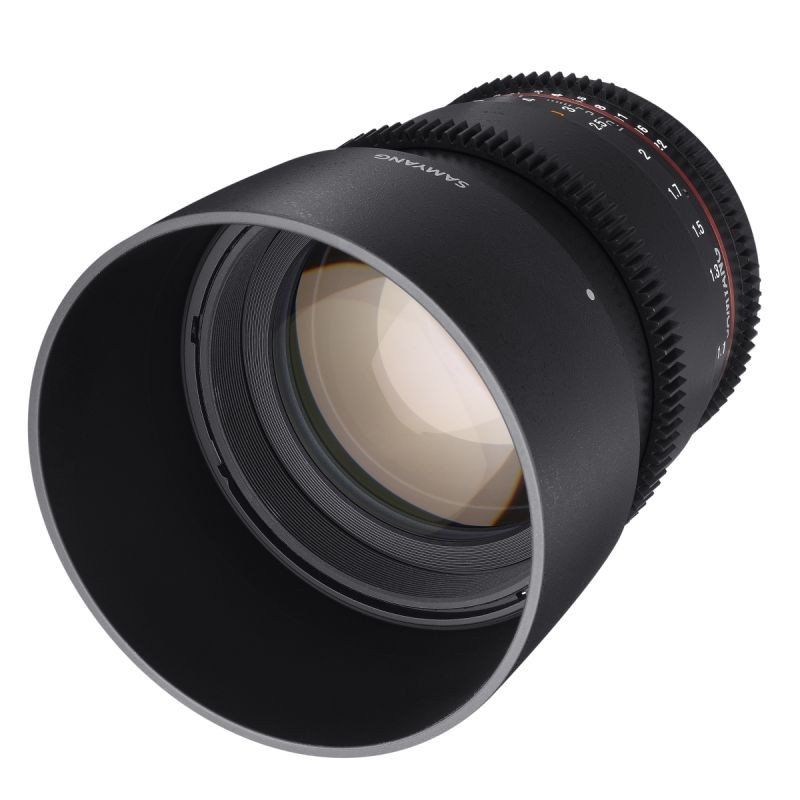 Samyang 85mm f/1.5 Video DSLR II objektiivi Sony E, manuaalinen tarkennus, musta 7817