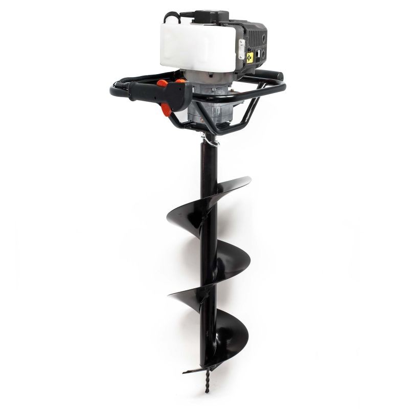 Bensiinikäyttöinen maapora 52 ccm 1,4 kW 1,9 PS, 200 mm poranterä