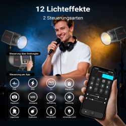 Multiblitz MB-PL LED 100B Bi-Color COB LED-valaisin 100 W