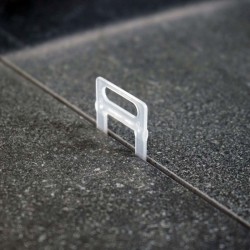 XPOtool laattojen tasausjärjestelmän klipsit 1,0 mm, 4000 kpl