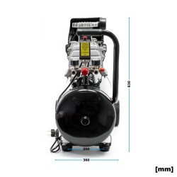 Paineilmakompressori 50 l 1500 W 8 bar 212 l min musta