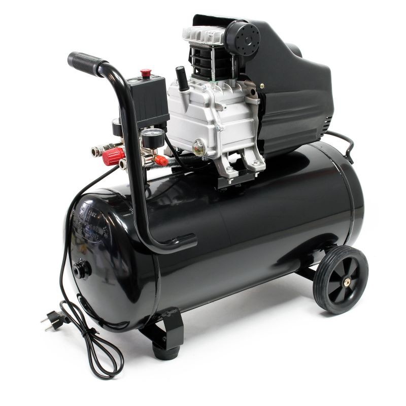 Paineilmakompressori 50 l, 1500 W, 8 bar, 212 l/min, musta
