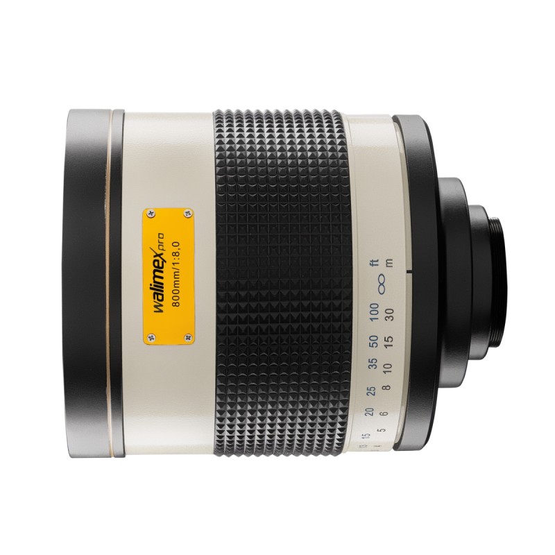 Walimex pro 800mm f/8,0 peiliobjektiivi Canon R -kameroille, täyskenno/APS-C