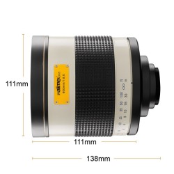 Walimex pro 800mm f/8,0 peiliobjektiivi Canon R -kameroille, täyskenno/APS-C