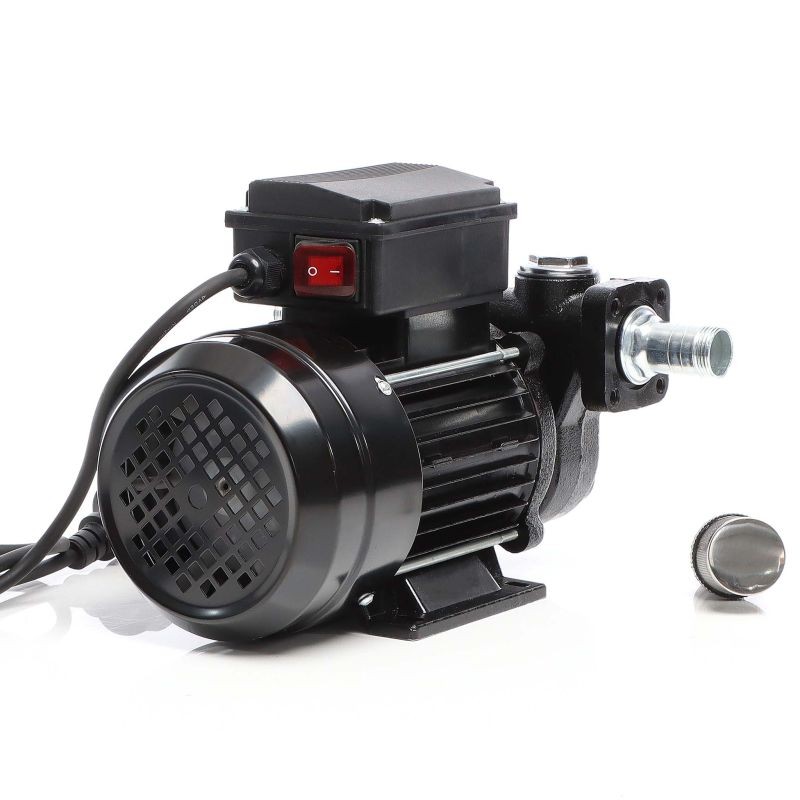 Diesel- ja lämmitysöljypumppu 230V 750W 100l/min, itseimevä, 3 m imukorkeus, takaiskuventtiili