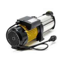 Monivaiheinen keskipakopumppu 6600 l/h 900 W, pumpauskorkeus 55 m, imukorkeus 9 m, talo- ja puutarhapumppu