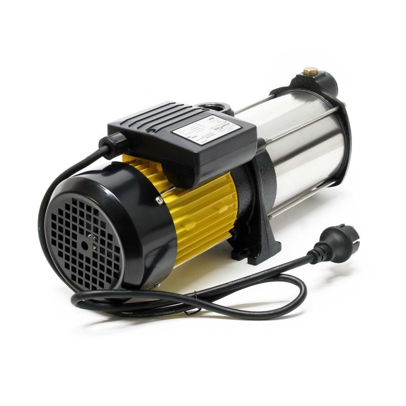 Monivaiheinen keskipakopumppu 6600 l/h 900 W, pumpauskorkeus 55 m, imukorkeus 9 m, talo- ja puutarhapumppu