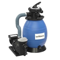 Hiekkasuodatinjärjestelmä uima altaalle 370 W 26 l suodatinsäiliö ja itseimevä pumppu 13 200 l h