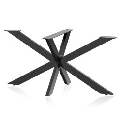 XPOtool Spider pöytärunko terästä musta 1500 x 780 x 710 mm