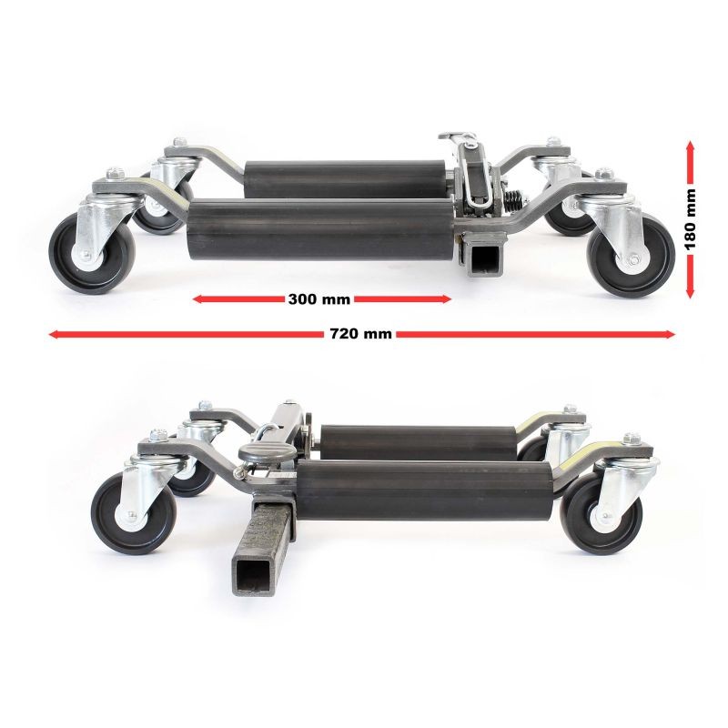 XPOtool Auton siirtotelineet 2 kpl, 566 kg/kpl, max 30 cm rengasleveys