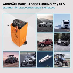Akkulaturi ja käynnistyslaite Boost 630 12 V 24 V 90 A 50-800 Ah