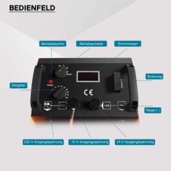 Akkulaturi ja käynnistyslaite Boost 630 12 V 24 V 90 A 50-800 Ah