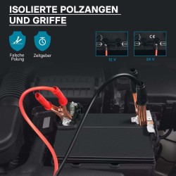 Akkulaturi ja käynnistyslaite Boost 630 12 V 24 V 90 A 50-800 Ah