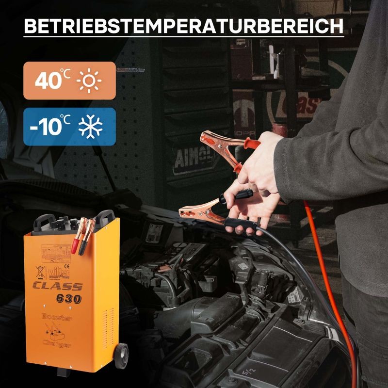 Akkulaturi ja käynnistyslaite Boost 630 12 V 24 V 90 A 50-800 Ah