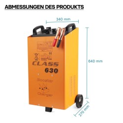 Akkulaturi ja käynnistyslaite Boost 630 12 V 24 V 90 A 50-800 Ah
