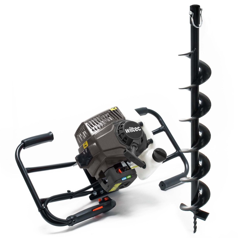 Bensiinikäyttöinen maaporakone 2 henkilölle, 150 mm poranterä, 2,2 kW 3 PS 63,3 ccm