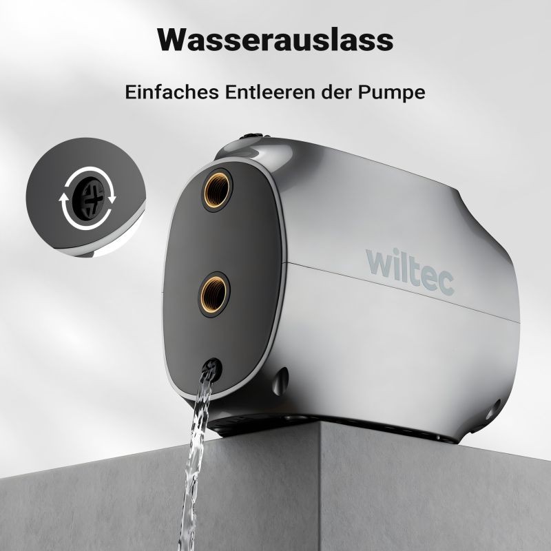 Automaattinen magneettipumppu 750 W, nostokorkeus 55 m, 5280 l/h, kotiin ja puutarhaan