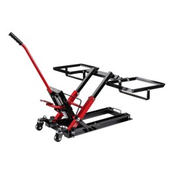 Hydraulinen 3-in-1 nostin moottoripyörille, mönkijöille ja ruohonleikkureille, 300 kg, 53 cm