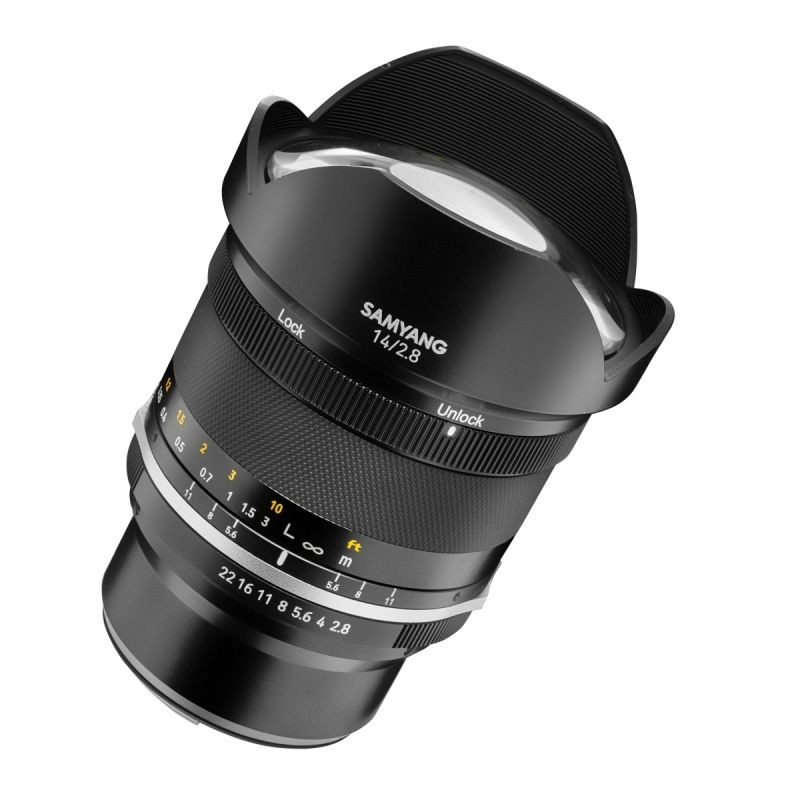 Samyang MF 14mm f/2.8 MK2 manuaalinen laajakulmaobjektiivi Canon EF-M APS-C