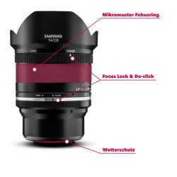 Samyang MF 14mm f/2.8 MK2 manuaalinen laajakulmaobjektiivi Canon EF-M APS-C