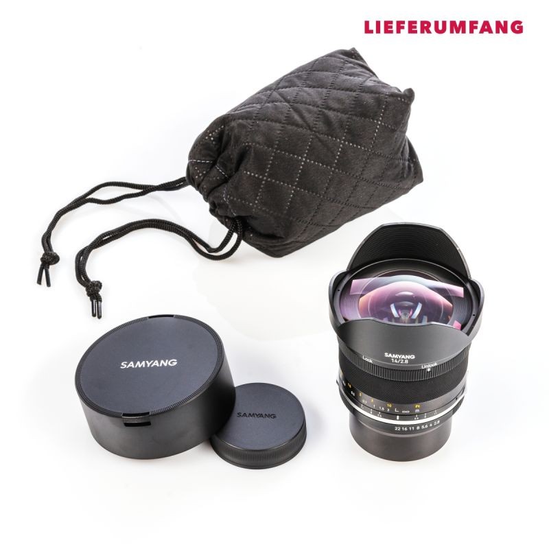 Samyang MF 14mm f/2.8 MK2 manuaalinen laajakulmaobjektiivi Canon EF-M APS-C