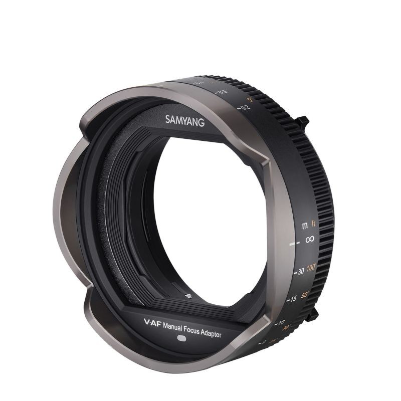 Samyang MF-adapteri V-AF-videobjektiiveille, manuaalinen tarkennus 300°, D95-mattebox-yhteensopiva