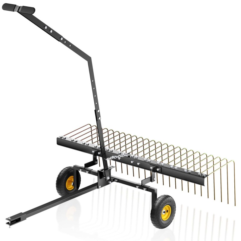 Nurmikon harava ja vertikutioija, 148 cm työleveys, ATV, UTV ja traktorimähijä